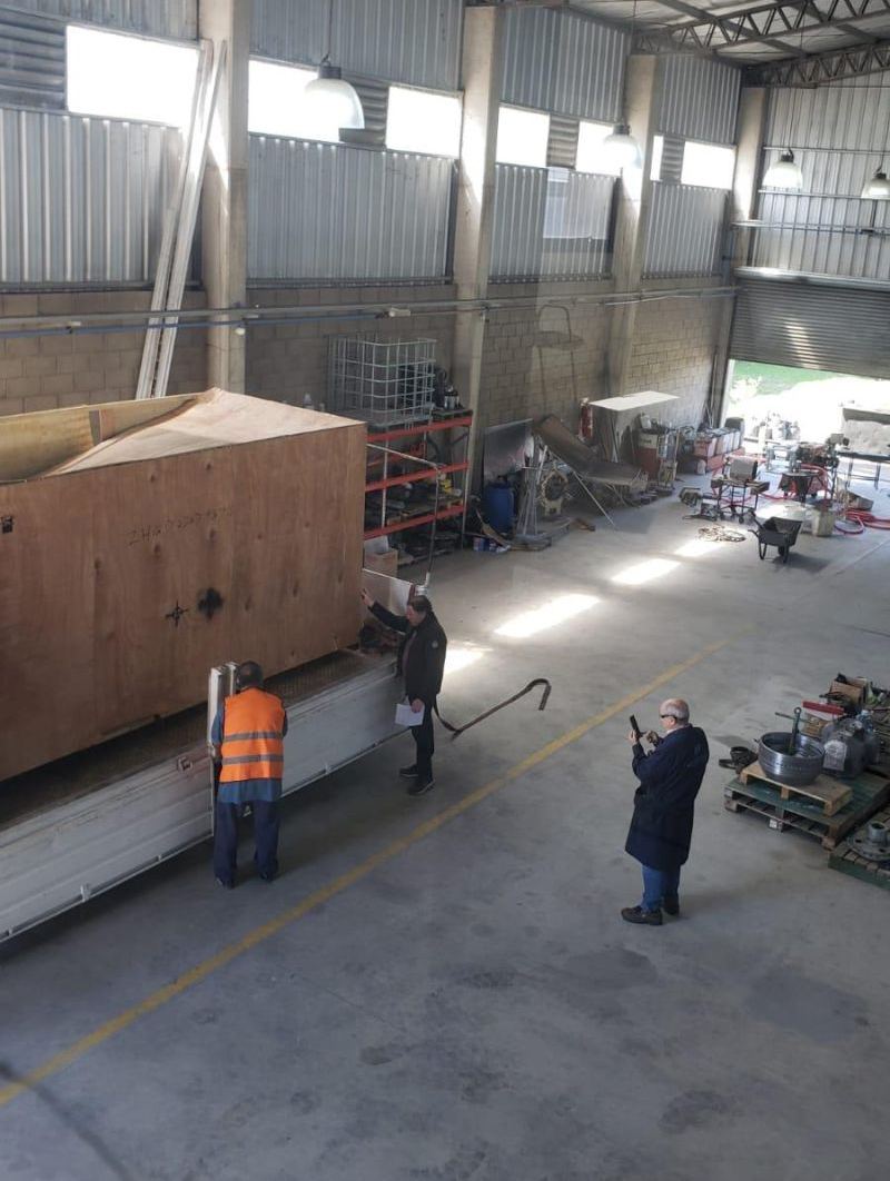 CNC lathe arrives at customer factory in Argentina