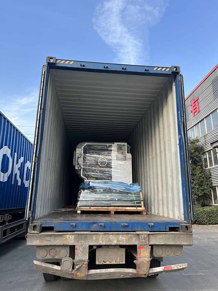 The CNC lathe CK6150 has already been sent to Russia.