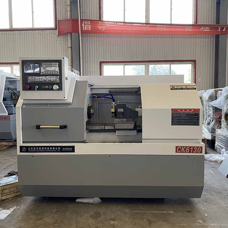 Flat bed cnc lathe machine CK6130 sent to Russia