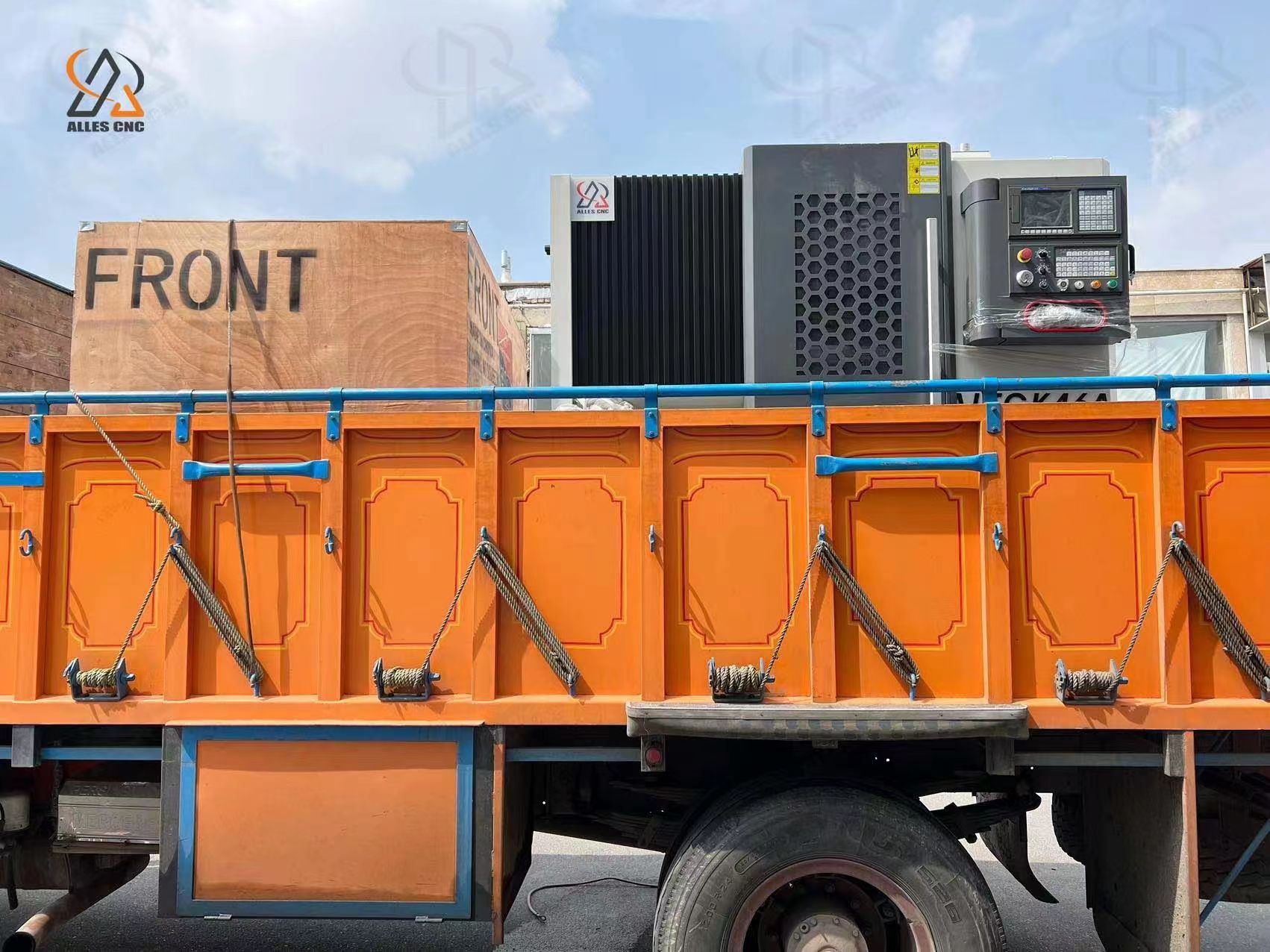 Iran customers received CNC lathes ALCK6130 and ALTCK46A