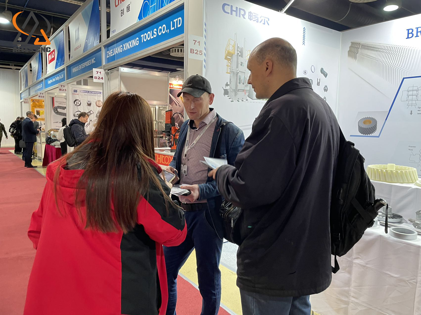 The first day of the exhibition in Russia