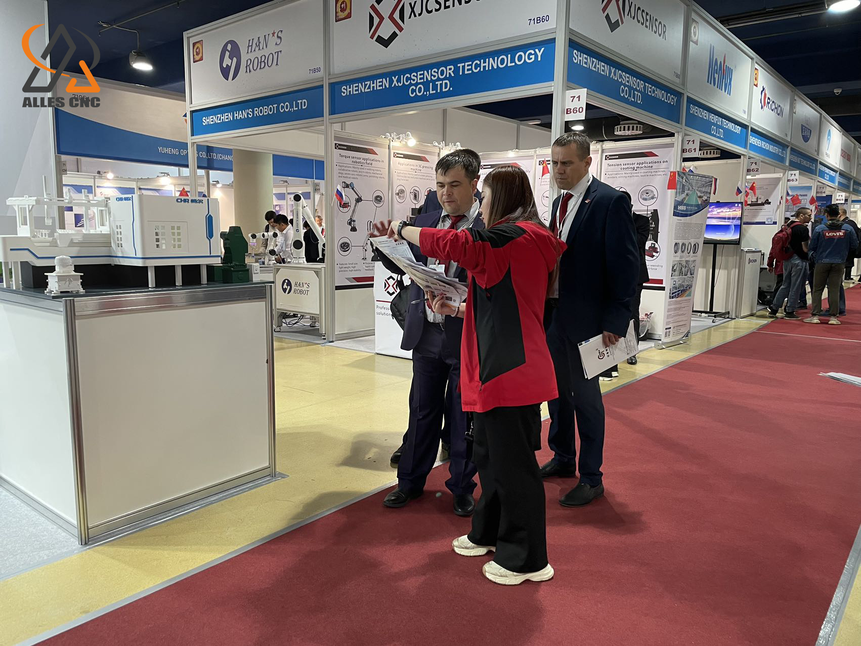 The first day of the exhibition in Russia