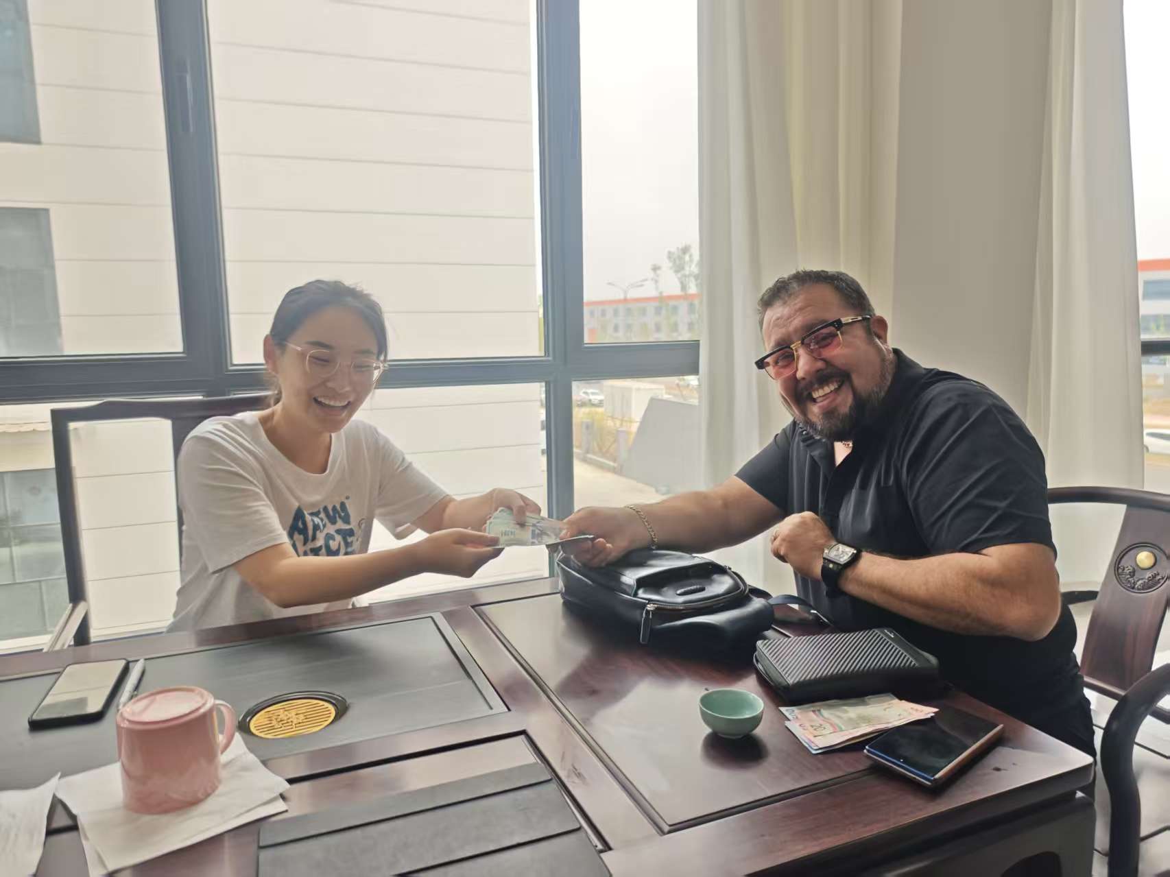 Contract signing with the Mexican customer