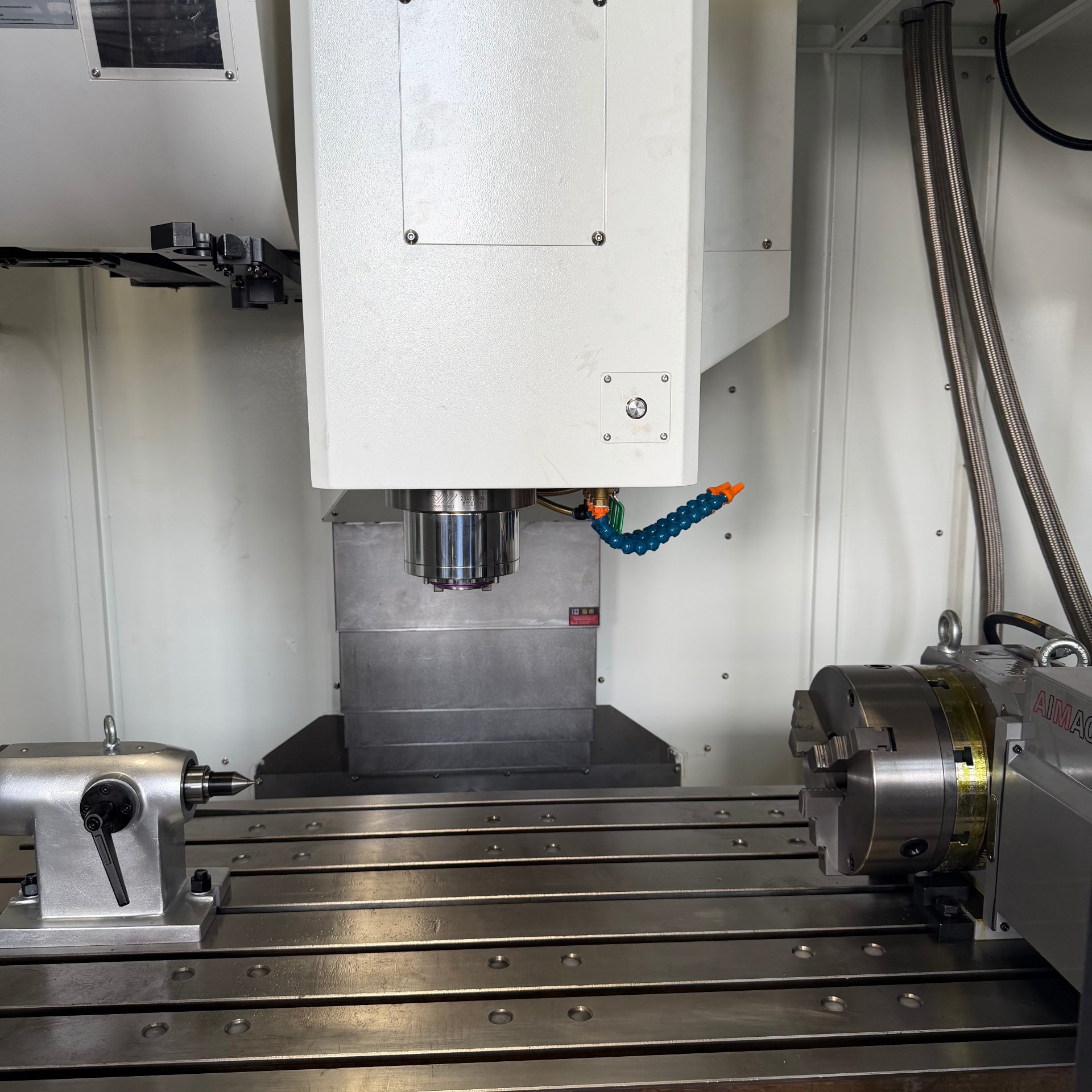 Spindle and rotary table inspection on the ALVMC1270