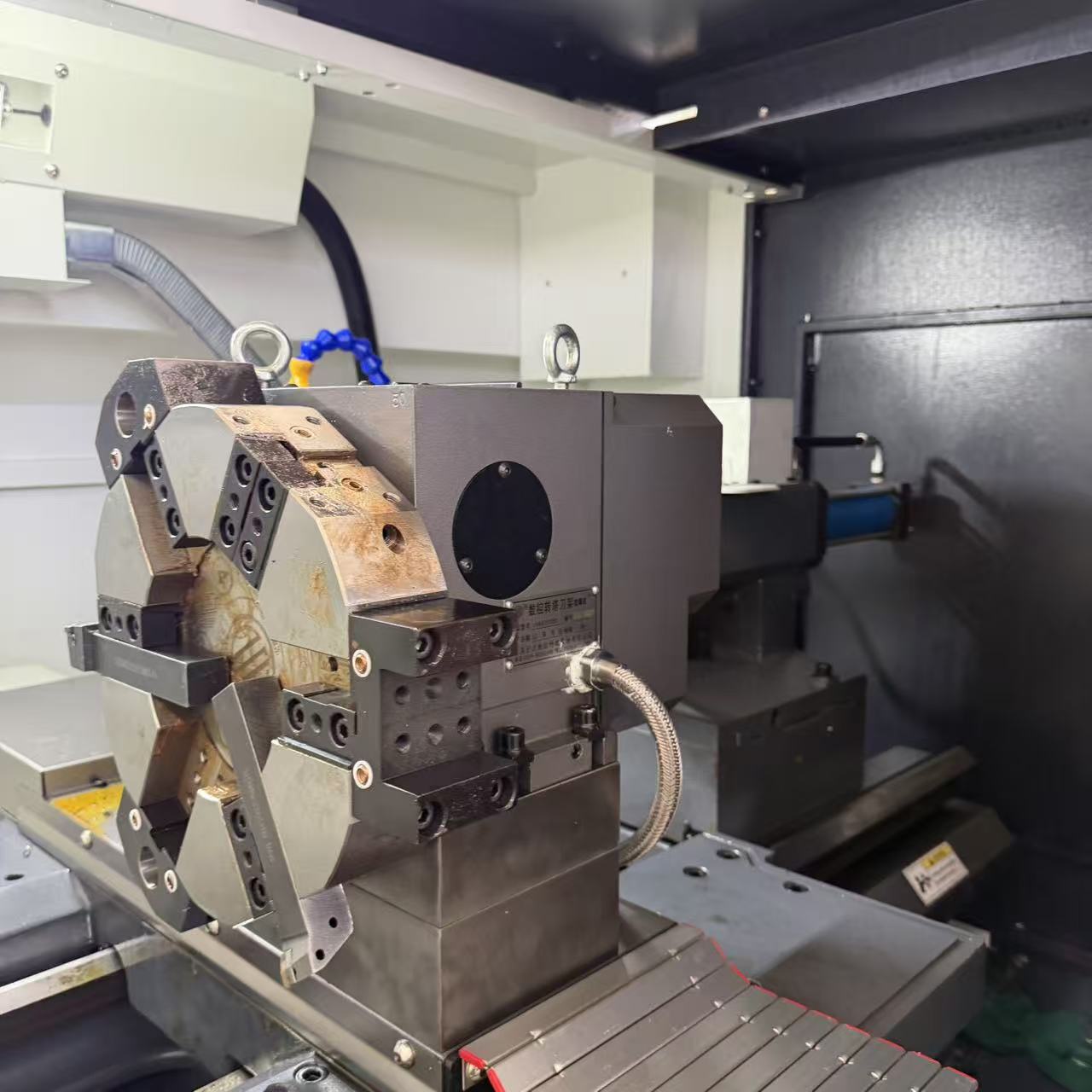 Servo turret indexing check on the ALCK6160×1000