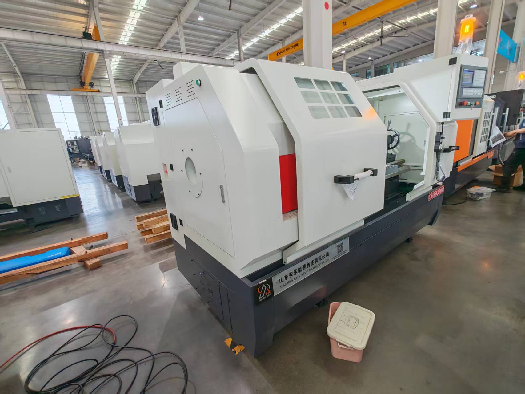Cutting test on the ALCK6150×1000 CNC lathe