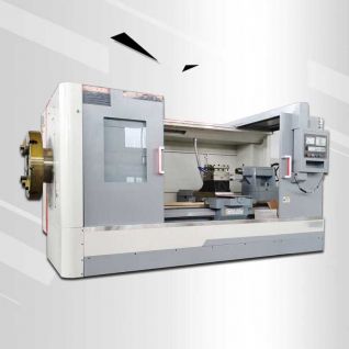 آلة خيوط الأنابيب CNC المخرطة بزيت البلد QK1327