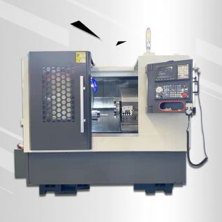 Torneado y fresado horizontal CNC Torno CNC de bancada inclinada