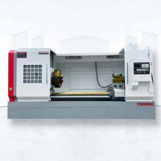 تحويل الأعلاف الأوتوماتيكية QK1325 CNC مخرطة الأنبوب الخيطي لصناعة خطوط الأنابيب